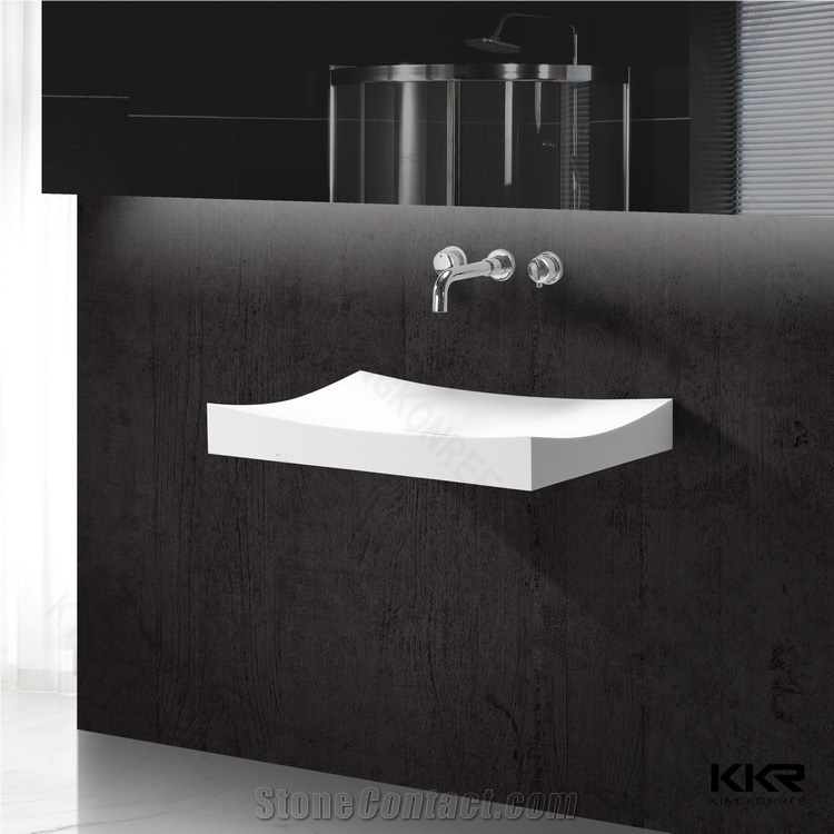 Acrylic Solid Surface Wash Basin Bathroom Sink Price Wholesale China Manufacturer Stonecontact Com