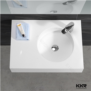 China a Top Supplier Good Price Modern Design Bathroom Solid Surface Wash Basin Sink Wholesale