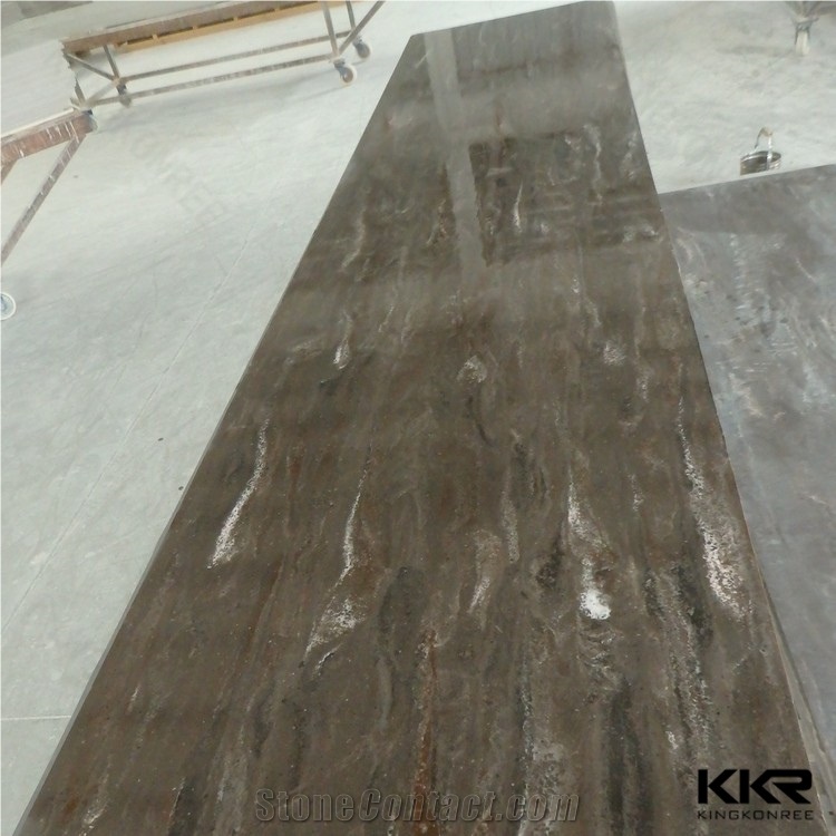 China Factory Artificial Marble Color Slabs Corian Solid Surface