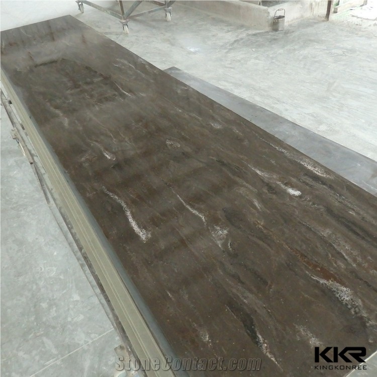 China Factory Artificial Marble Color Slabs Corian Solid Surface