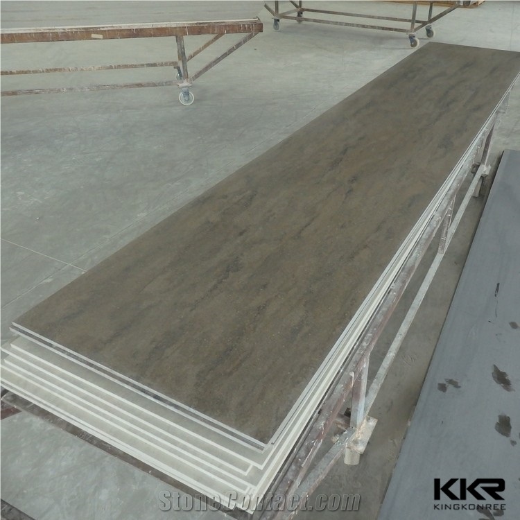 China Factory Artificial Marble Color Slabs Corian Solid Surface