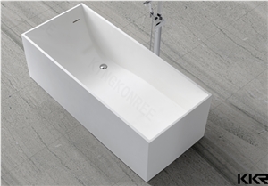 China Factory Direct Sale Cheap Price Rectangular Comfortable Luxury Massage Easy Clean Solid Surface Bathtub for Adult Hot New in the United States