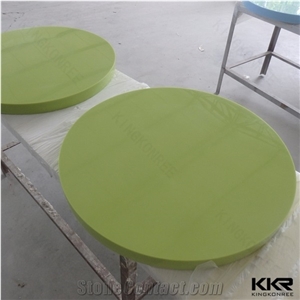 China Wholesale Round Artificial Stone Tabletops for Restaurant