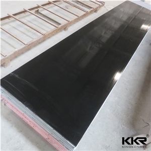 Corian Shenzhen Factory Black Wholesale Slabs Artificial Stone Pure Acrylic Solid Surface Slabs