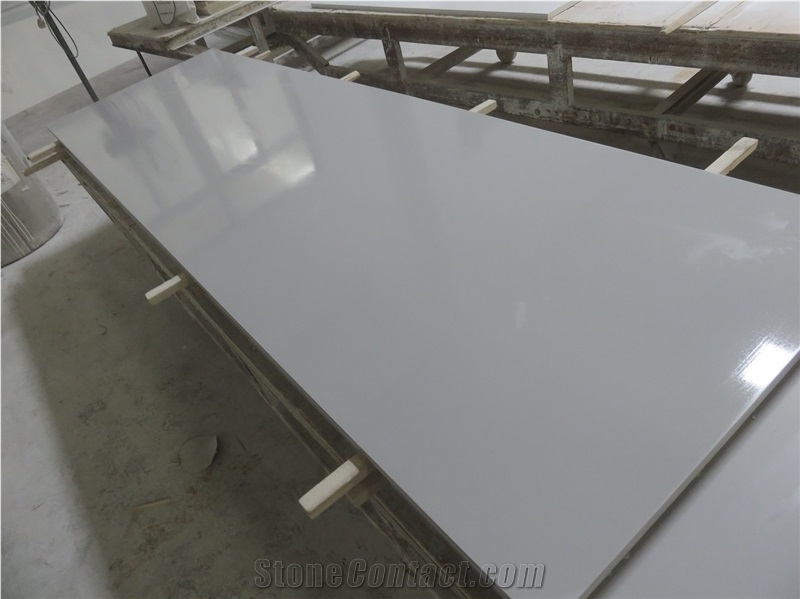 Custom Grey Solid Surface Big Slab Stone Form, Engineered Stonesolid ...