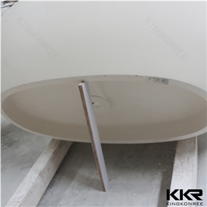 Eco-Friendly Harmless Freestanding Artificial Stone Solid Surface Bathtub