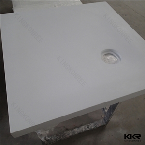 Factory Price Shower Tray Size, White Artificial Stone Resin Shower Trays