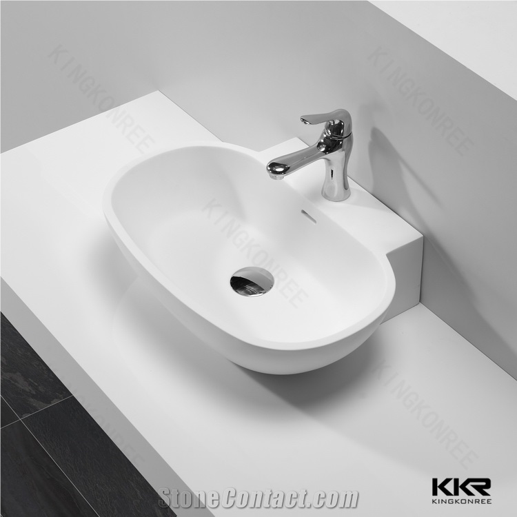 Mounted Installation Type Bathroom Vessel Bowls Oval Basin Shape Sink Wash From China Stonecontact Com - How To Install An Oval Bathroom Sink