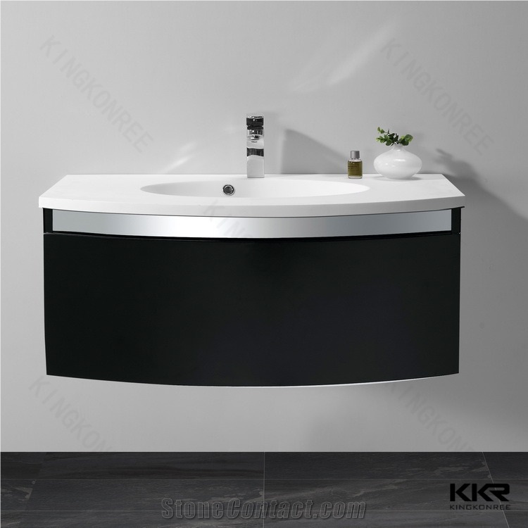 Small Size Cabinet Design Hand Wash Basin Sink, White ...