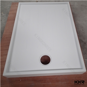 White Solid Surface Shower, Shower Trays
