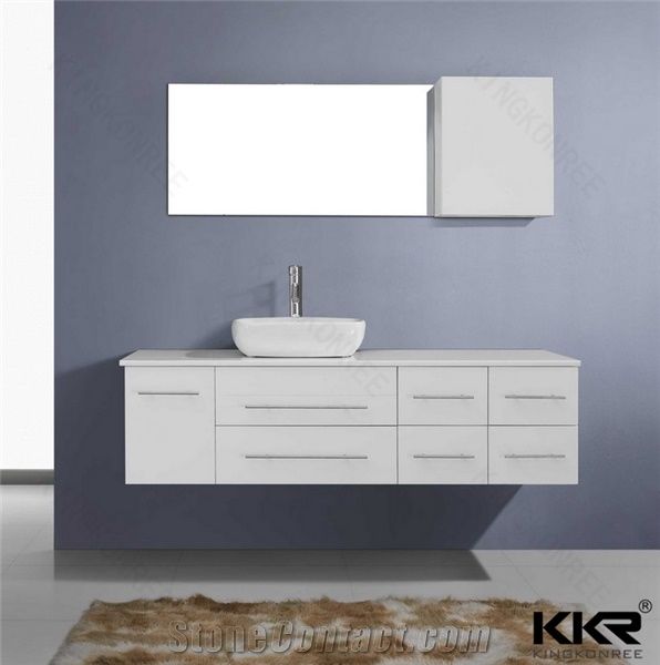 White Water Resistant Bathroom Cabinet, Bathroom Vanity Custom Size