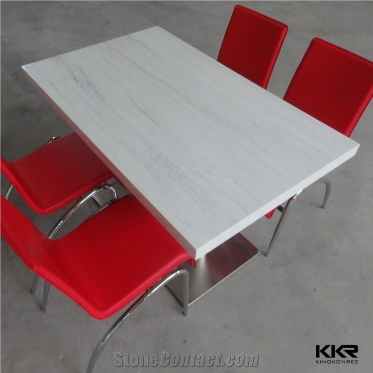 Wholesale Fast Food Kfc Restaurant Composite Stone Dinning Tables From China Stonecontact Com