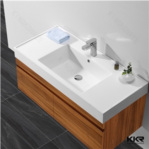 Wholesale Kingkonree Manufacturer Supplier China Artificial Stone Corian Acrylic Solid Surface Wash Basin Design