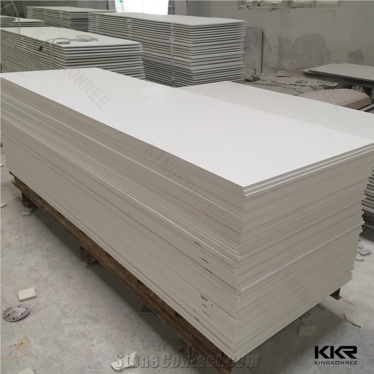 Wholesale Pure White Dupont Corian Lg Marble Solid Surface For