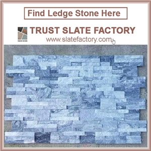 Blue Quartzite Stacked Stone, Quartzite Veneer Prices, Blue Quartzite Stone Wall Panels