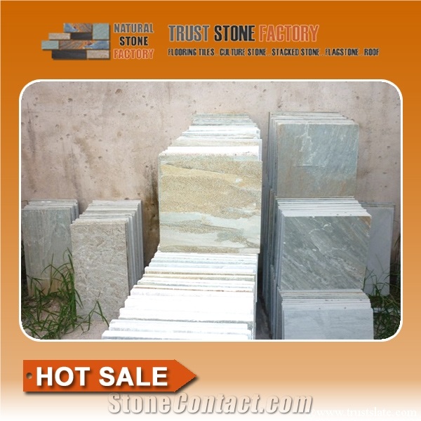 Sunshine Quartzite Stone Patio Pavers Tiles,Himalaya Quartzite Terrace Floors Tiles,Golden Beige Quartzite Courtyard Pavers Tiles