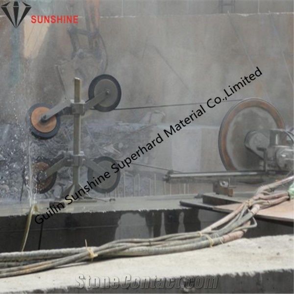 10.5mm 40beads Reinforced Concrete Cutting Diamond Wire for Wall Wire Sawing Machine