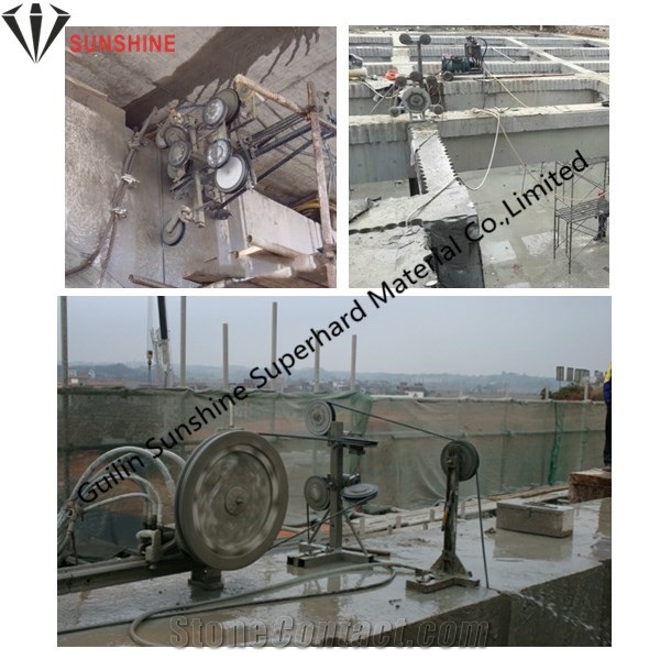 10.5mm High Efficiency Diamond Wire for Reinforced Concrete Wall Cutting