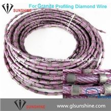 8.8mm Plastic Diamond Wire for Mono Cut Profiling Granite Blocks