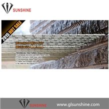 Granite Multi Diamond Wire 7.3mm 6.4mm for Multiwire Sawing Machine Cutting Granite Slabs