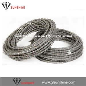 Smooth Cut 9.0mm Plastic Diamond Wire for Marble Profiling Cut