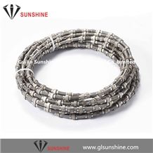 Spring Type Diamond Wire 10.5mm 11.0mm for Limestone Quarry with Fast Cutting Speed.