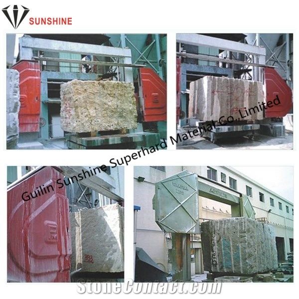 Travertine Block Mono Cut Plastic Diamond Wire for Wire Sawing Machine