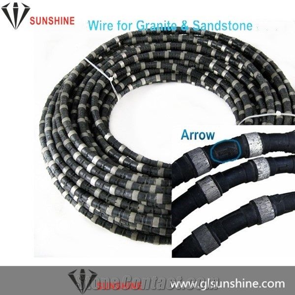 Wire Saw Machine Diamond Wire 11.4mm for Brazil Granite Quaries, Stone Cutting Wire, Diamond Rope for Granite Cutting,Diamond Tools for Granite