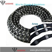 Wire Saw Machine Diamond Wire 11.4mm for Brazil Granite Quaries, Stone Cutting Wire, Diamond Rope for Granite Cutting,Diamond Tools for Granite
