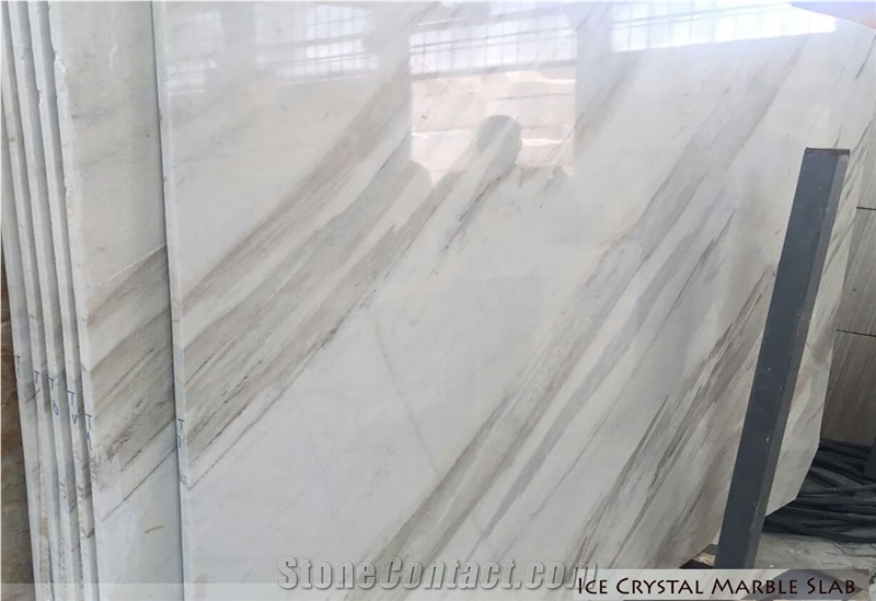 Ice Crystal Marble Slab, Iran White Marble