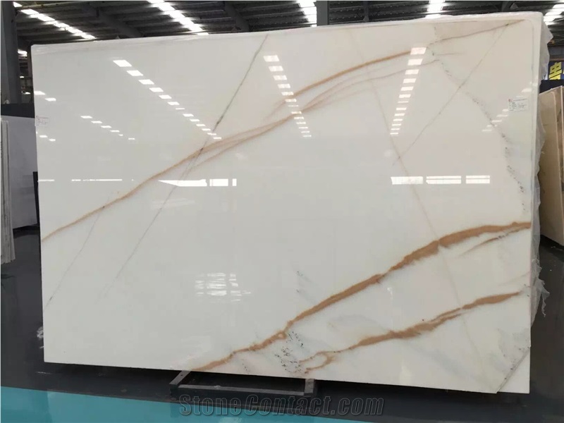 New Product Flooring Venus Bhai White Polished Marble Slabs & Tiles