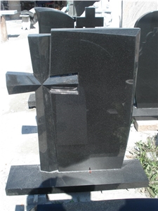 Tombstone Head,Shanxi Black Granite Tombstone