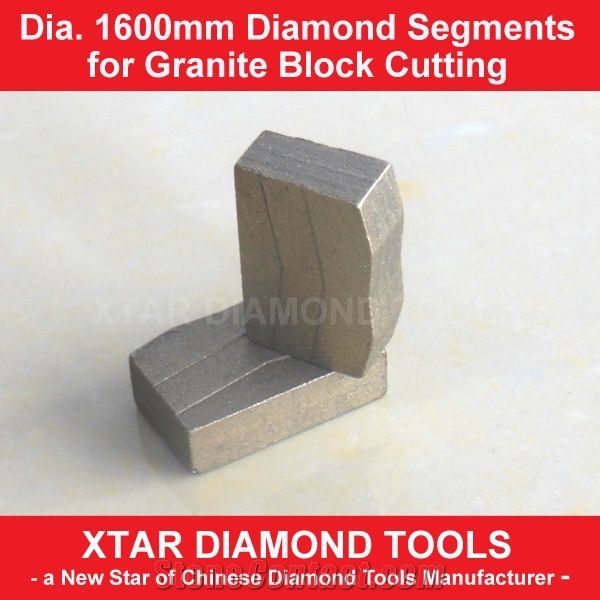 Dia.1600mm Diamond M-Shaped Cutting Segments for Granite Block Cutting