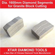Dia.1600mm Granite Diamond Segments for Bridge Block Cutter