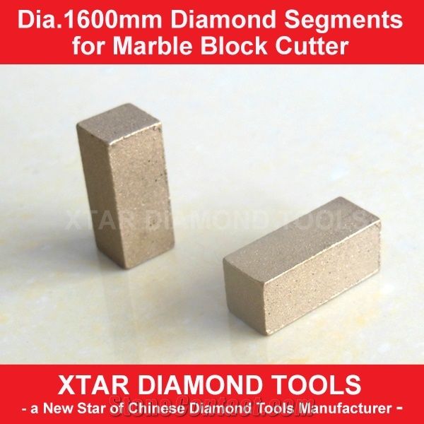 Diamond Cutting Segments for Marble or Travertine Block Cutting