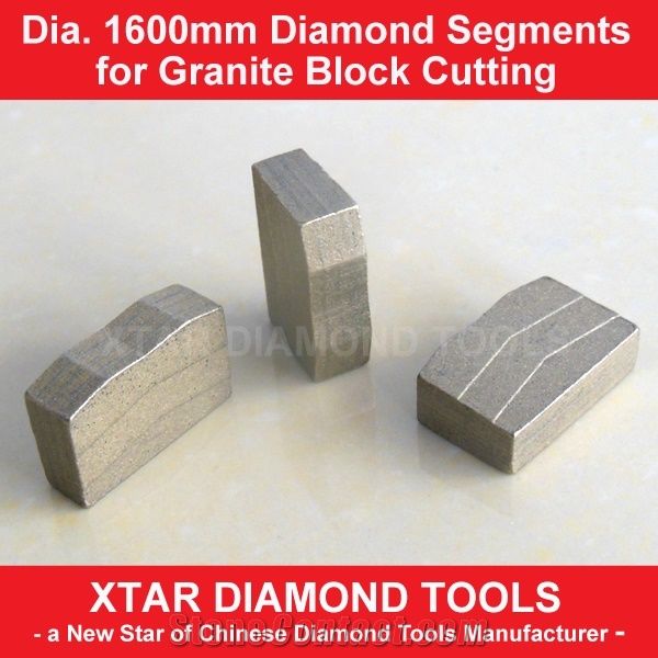 Diamond M-Shaped Cutting Segments for Granite and Basalt