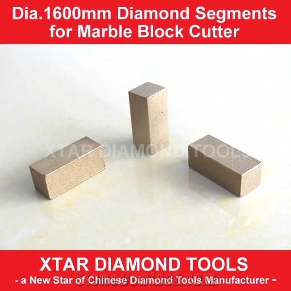 Diamond Segments for Marble & Travertine Block Cutting