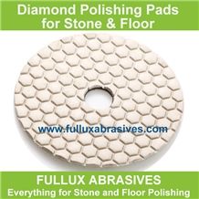Fullux Flexible Polishing Pads Dry Polishing Pads for Granite and Marble