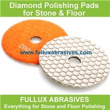 Fullux Flexible Polishing Pads Dry Polishing Pads for Granite and Marble