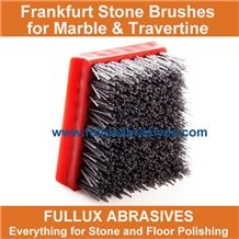 High Concentration Of Silicon Carbide and Nylon Frankfurt Marble Brush