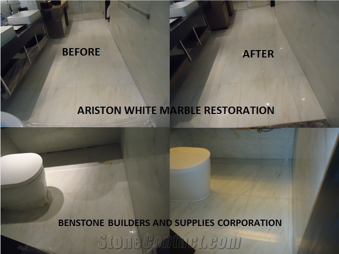 Ariston White Marble Restoration