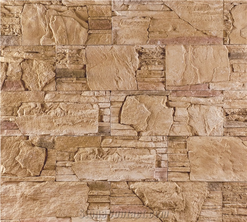 Sandstone Exposed Stone Wall Decor