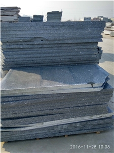 China North Black Sesame Granite Polishing Slabs Competitive Prices