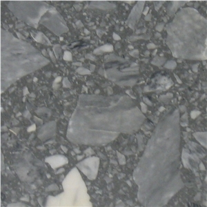 Gris Nublo Marble Agglomerate Tile
