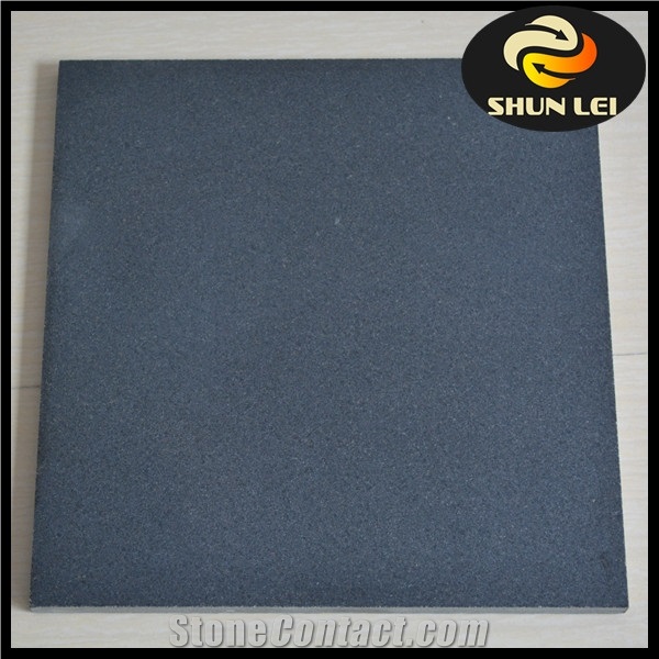 Absolute Black Granite Tilesslabs Matt Honed 610x610x10mm Shanxi Black Granite Tiles, China Black Granite, Honed Filled Shanxi Black Granite Tile