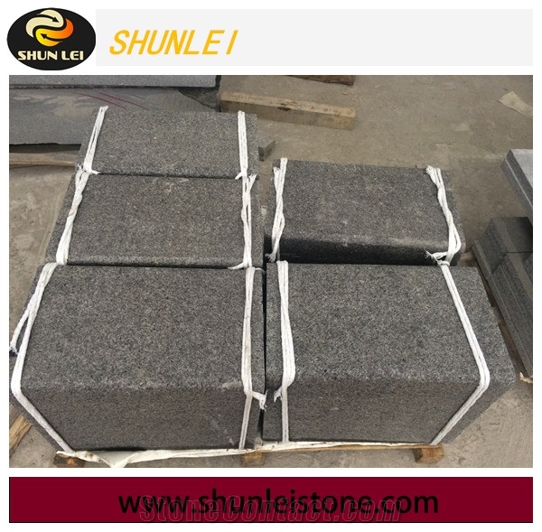 China Impala Black Granite Flamed Paving Tiles,Popular Black Granite Paving Tiles, Flamed Paving Stone for Garden Stone