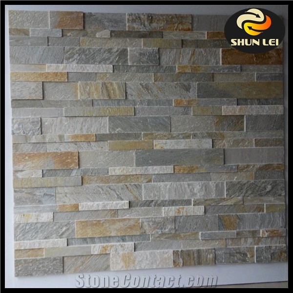 On Sale Cheap Mini Panel Thin China Slate Stone Wall Panel, Ledge Stone Veneer Clearance, Slate Stacked Stone