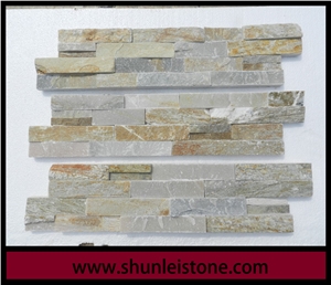 On Sale China Rust Slate Cultured Stone, Wall Cladding, Stacked Stone Veneer, Slate Ledger Stone, Brick Stacked Stone