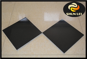 Shanxi Black Granite Tile, Hebei Black Granite Tile, China Black Granite, 24x24 Black Granite Flooring, Granite Flooring Covering
