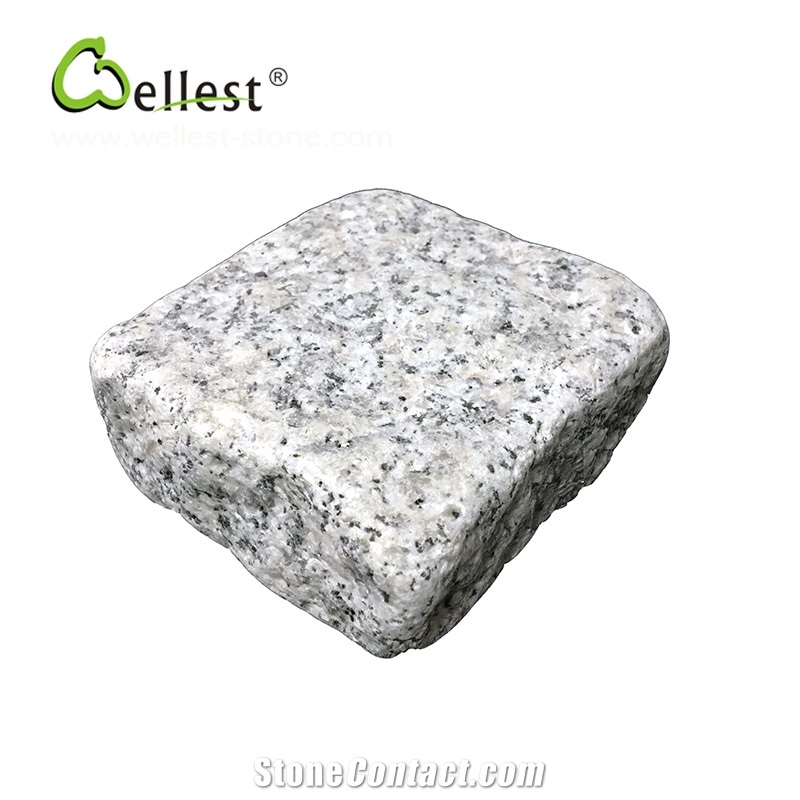 All Sides Natural Split Tumbled G603 Grey Granite Paving Stone